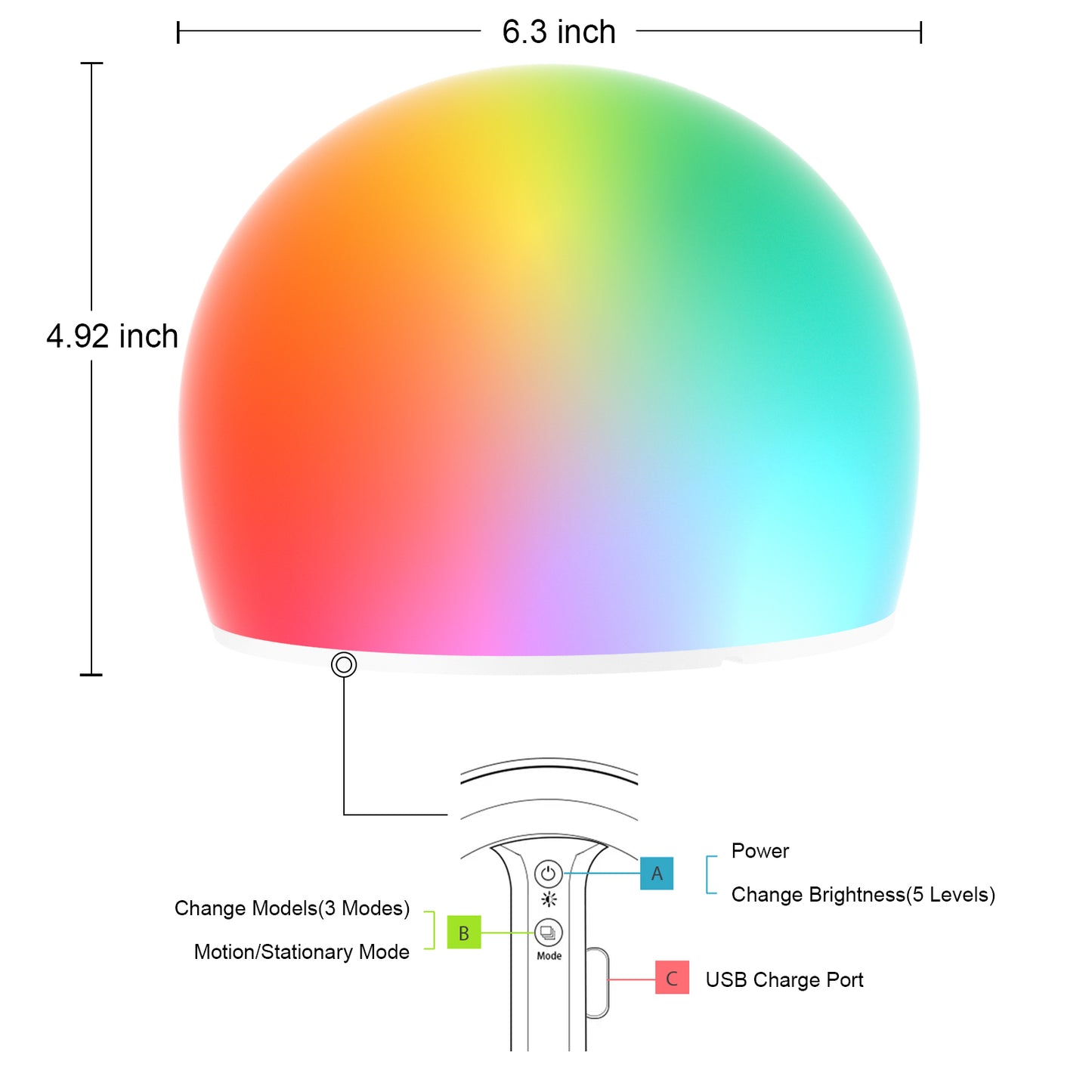 WattBubble Basic Entertainment Portal Light WB-B01